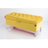 Kufer Pikowany CHESTERFIELD Żółcień Cytrynowa Model  Q-1 Rozmiary od 50 cm do 200 cm